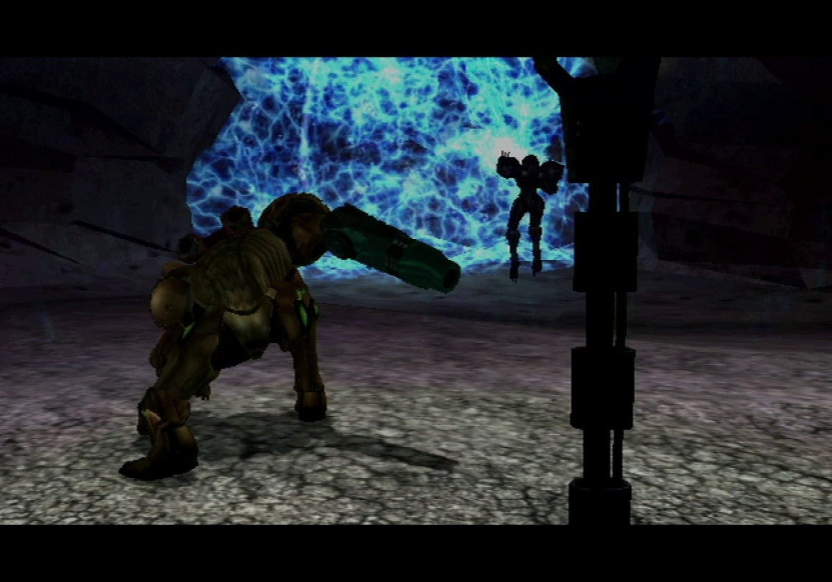 Metroid Prime 2 Echoes – GameCube (GC) Gameplay Art for this GameCube Video Game 