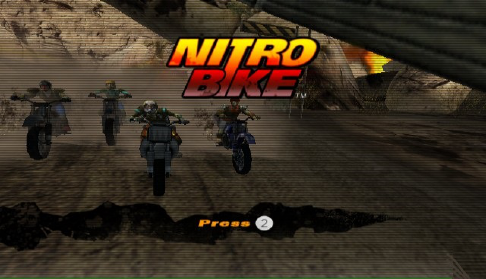 Nitrobike – Nintendo Wii (Wii) motorcycle combat racing arcade video game title screen