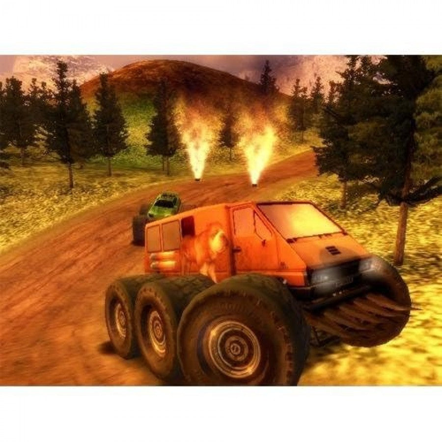 Monster Trucks Mayhem – Nintendo Wii (Wii) monster truck racing arcade sports video game gameplay