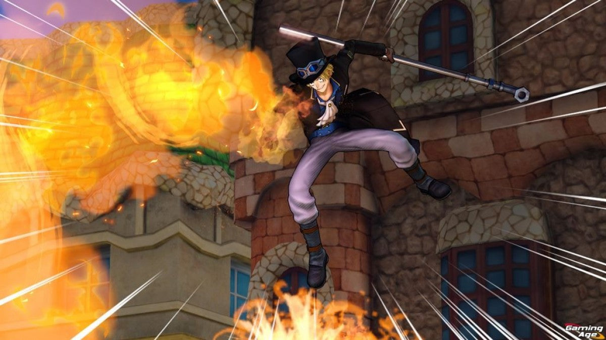 One Piece Pirate Warriors 3 Steelbook PlayStation 4 PS4 video game, anime action hack and slash, musou gameplay, collectible steelbook edition gameplay screenshot