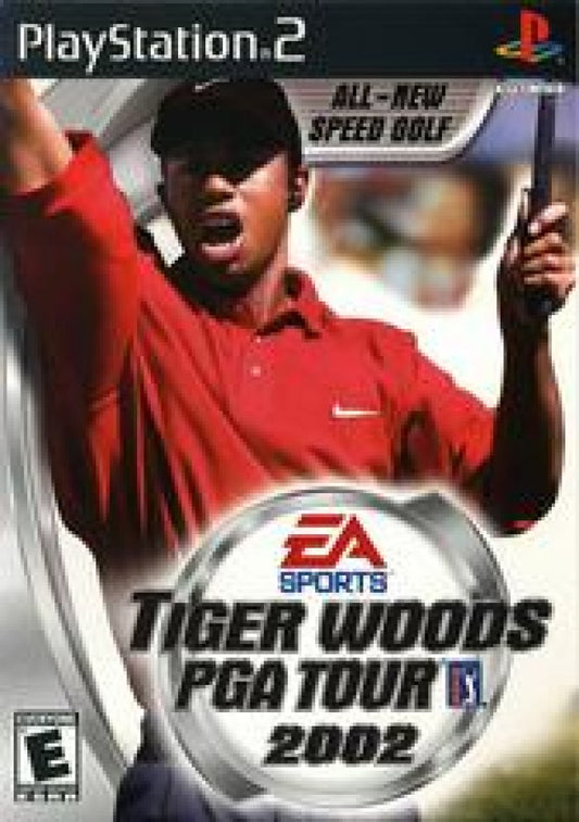 Tiger Woods PGA Tour 2002 cover art for PlayStation 2 (PS2) video game