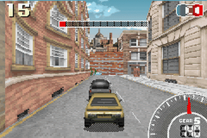 Stuntman gaemplay art for Game Boy Advance (GBA) video game