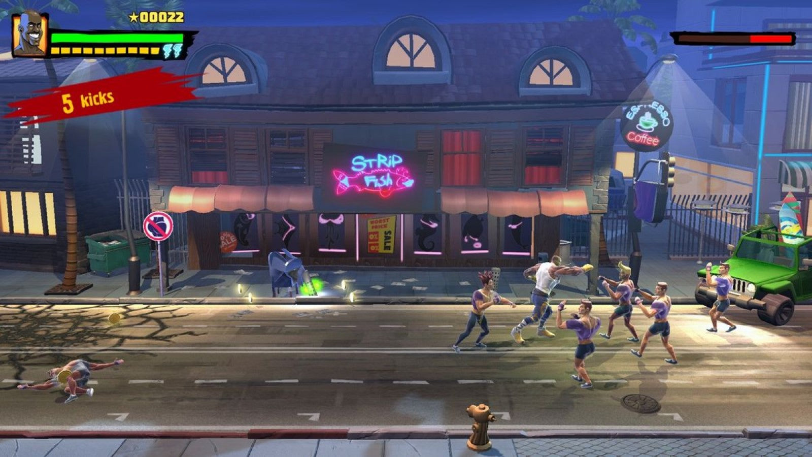 Shaq Fu: A Legend Reborn – PlayStation 4 (PS4) video game gameplay, beat 'em up action title