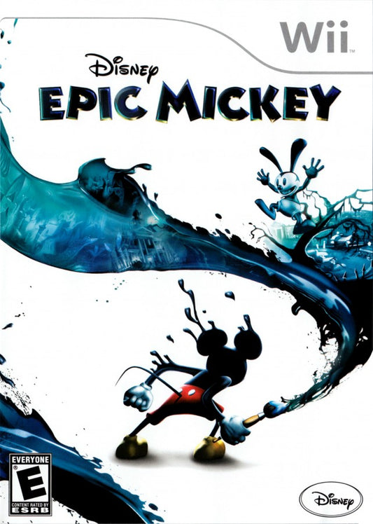 Disney Epic Mickey cover art for Nintendo Wii (Wii) video game