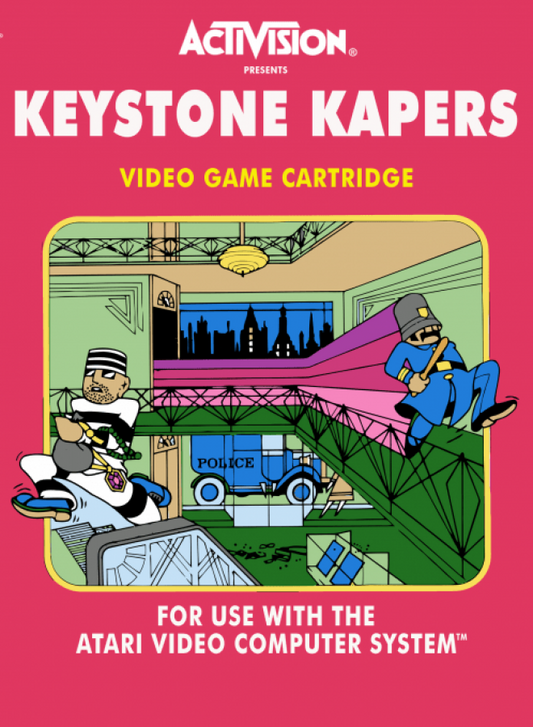 Keystone Kapers cover art for Atari 2600 (2600) video game