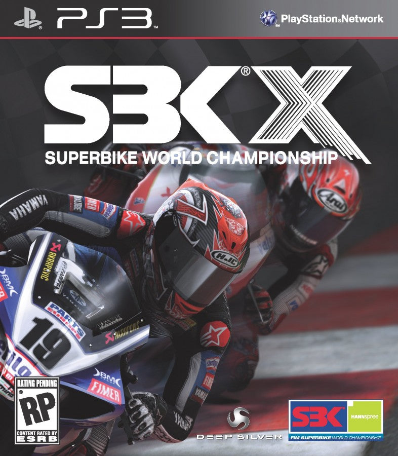 SBX: Superbike World Championship cover art for PlayStation 3 (PS3) video game