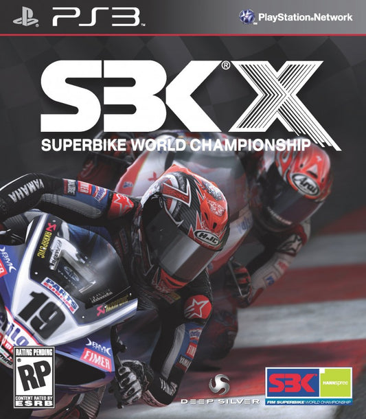 SBX: Superbike World Championship cover art for PlayStation 3 (PS3) video game