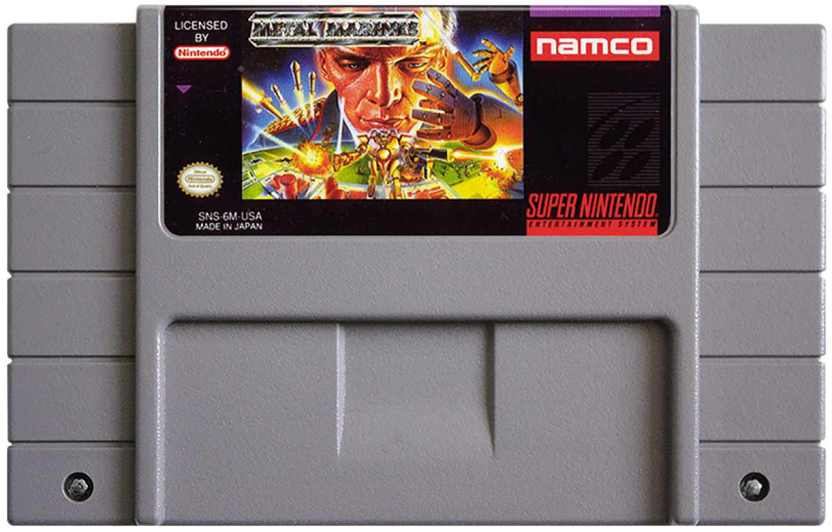 Metal Marines cartridge for Super Nintendo Entertainment System (SNES) retro video game