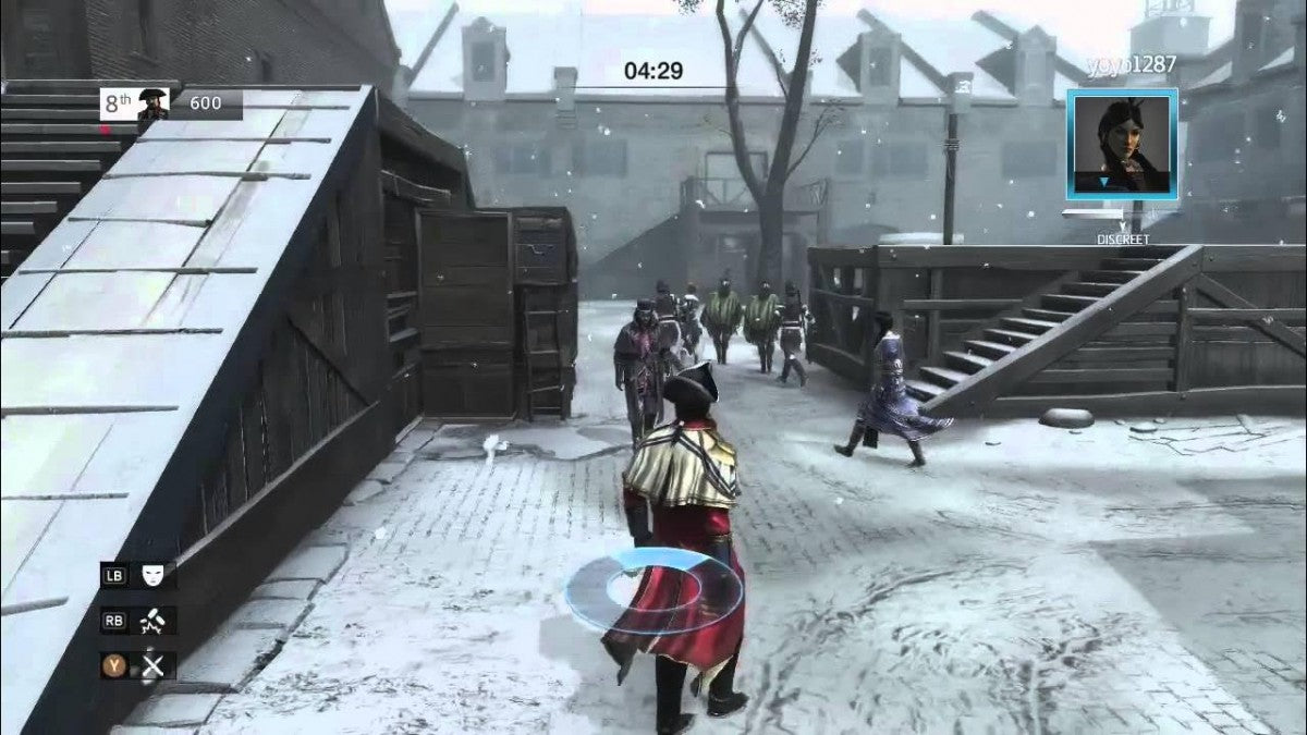 Assassin’s Creed III Gamestop Edition exclusive bonus content PlayStation 3 action-adventure historical stealth video game gameplay screenshot