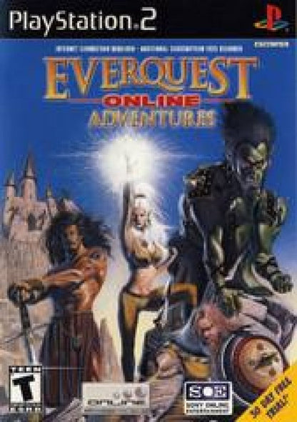 EverQuest Online Adventures cover art for PlayStation 2 (PS2) video game