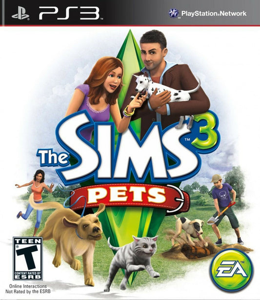 The Sims 3: Pets cover art for PlayStation 3 PS3 video game