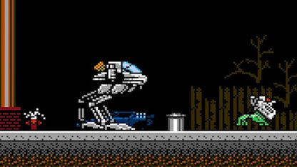 Metal Mech cartridge for the Nintendo Entertainment System featuring 8 bit action gameplay with a transformable mech tank side scrolling combat and strategic mission based objectives gameplay 