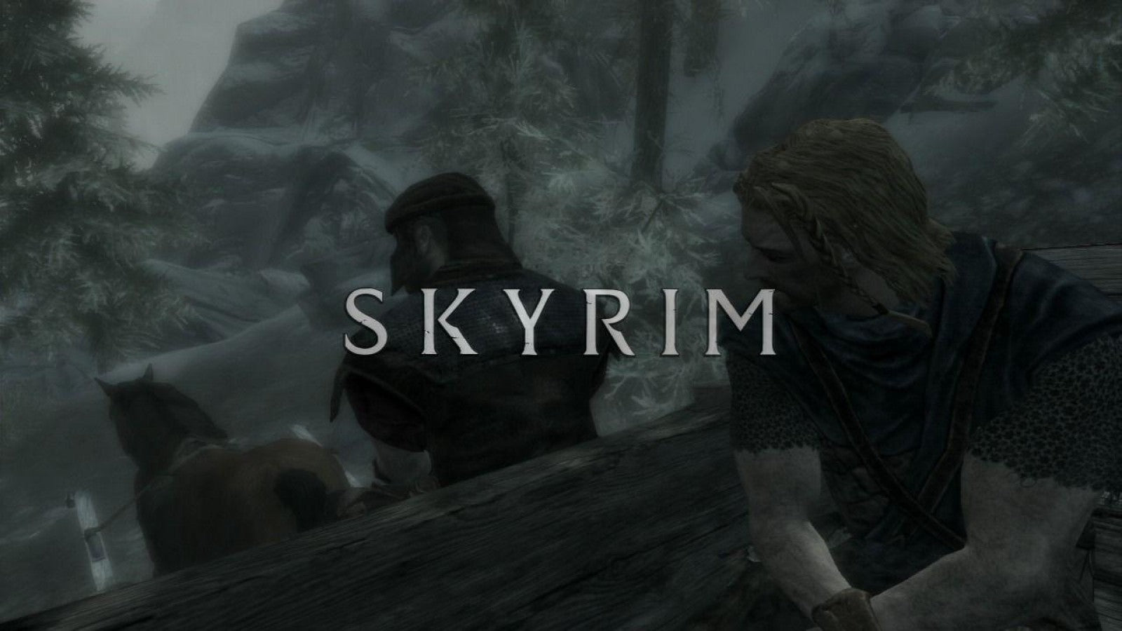 The Elder Scrolls V: Skyrim [Legendary Edition] title screen for Xbox 360 (X360) video game