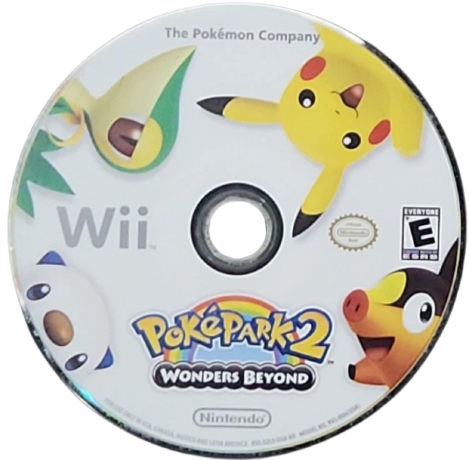 PokePark 2: Wonders Beyond – Nintendo Wii (Wii) Pokémon action-adventure family video game disc