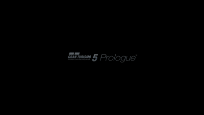 Gran Turismo 5: Prologue title screen for PlayStation 3 (PS3) video game