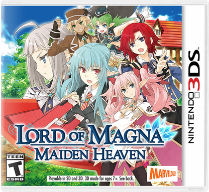 Lord of Magna: Maiden Heaven cover art for Nintendo 3DS (3DS) role-playing strategy video game