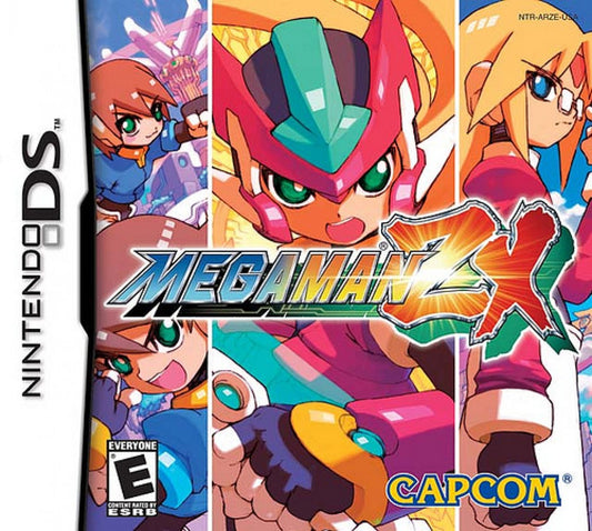 Mega Man ZX cover art for Nintendo DS (DS) action platformer video game