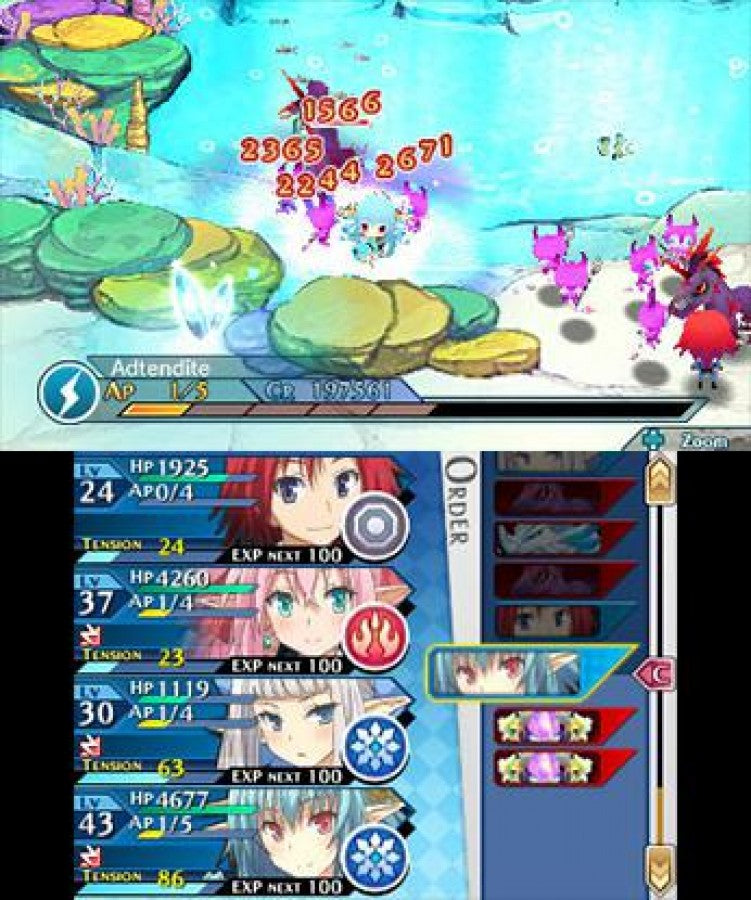 Lord of Magna: Maiden Heaven gameplay for Nintendo 3DS (3DS) role-playing strategy video game
