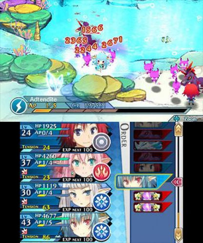 Lord of Magna: Maiden Heaven gameplay for Nintendo 3DS (3DS) role-playing strategy video game
