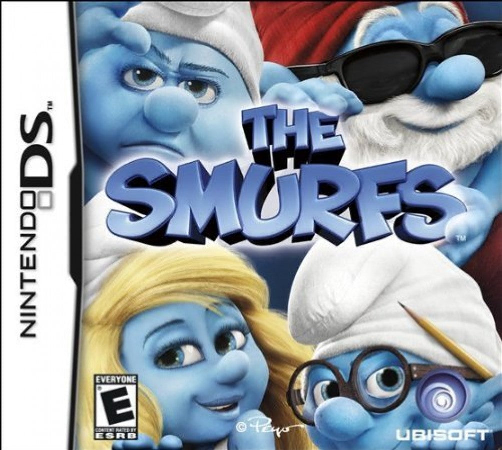 The Smurfs cover art for Nintendo DS (DS) video game