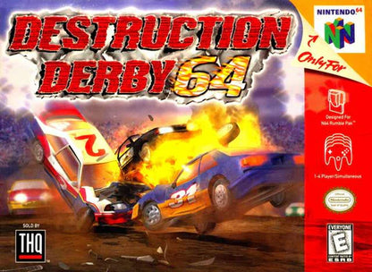 Destruction Derby 64 cover art for Nintendo 64 N64 video game