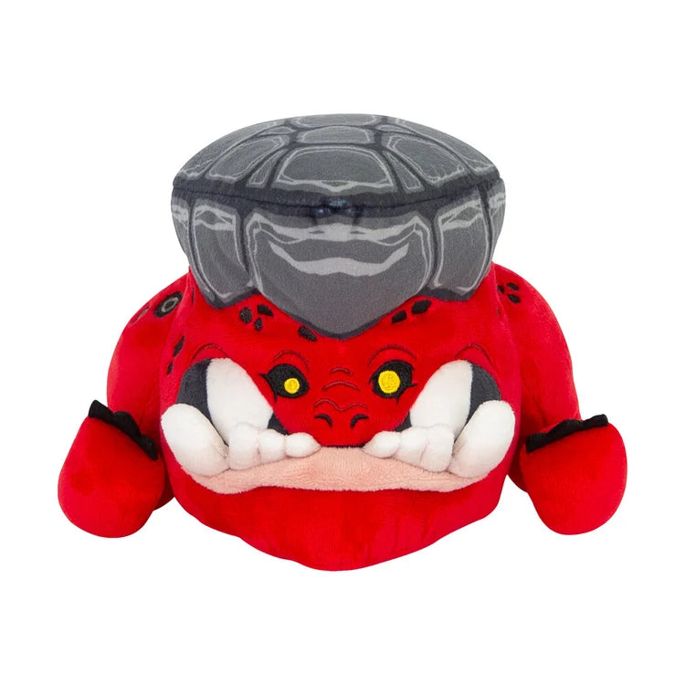 Klonk the Rockbrow Squig 8 Inch Plush Warhammer collectible plush toy featuring Rockbrow Squig character design fantasy creature styling soft stuffed figure detailed character features 8 inch display size tabletop gaming merchandise plush toy collection shelf decor Warhammer fan gift and collectible appeal
