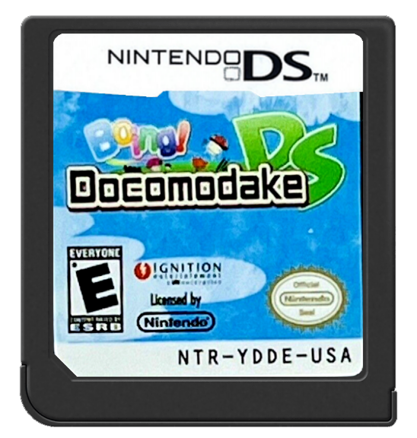 Boing! Docomodake DS cartridge for Nintendo DS (DS) puzzle platforming video game
