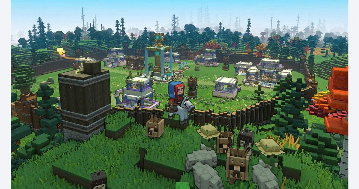 Minecraft Legends – Nintendo Switch (NS) gameplay image for video game for NS