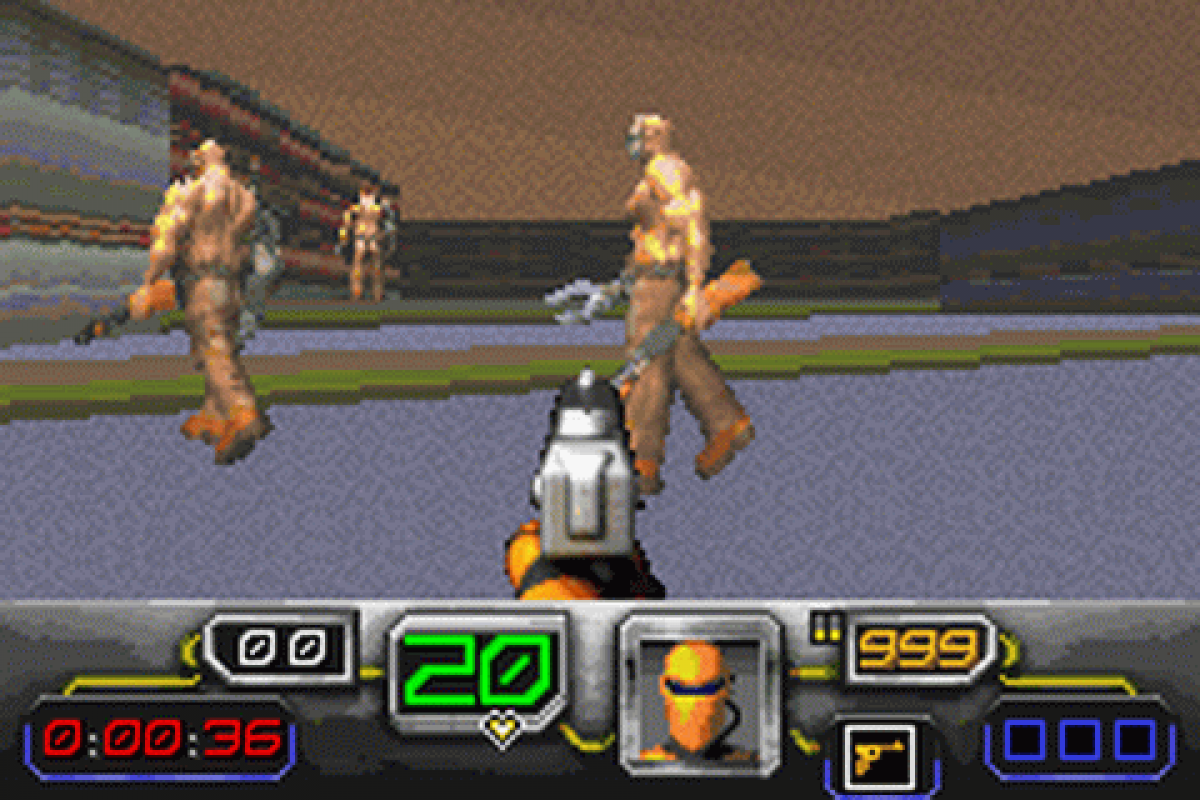 Dark Arena Game Boy Advance GBA video game featuring first person shooter gameplay futuristic arena combat weapon battles enemy encounters action packed missions sci fi environments and classic handheld gaming retro video game collection collectible gaming appeal gameplay
