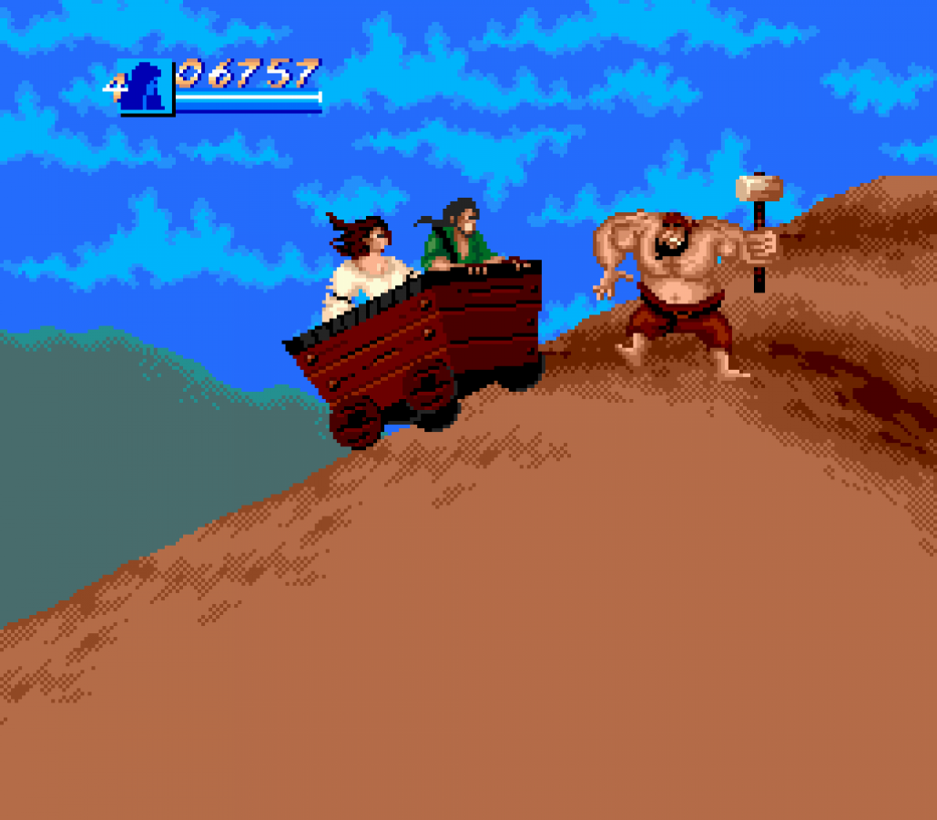 Cutthroat Island Sega Genesis retro video game action platformer gameplay (1995)