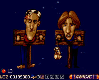Wiz n Liz Sega Genesis retro video game platformer gameplay (1993)