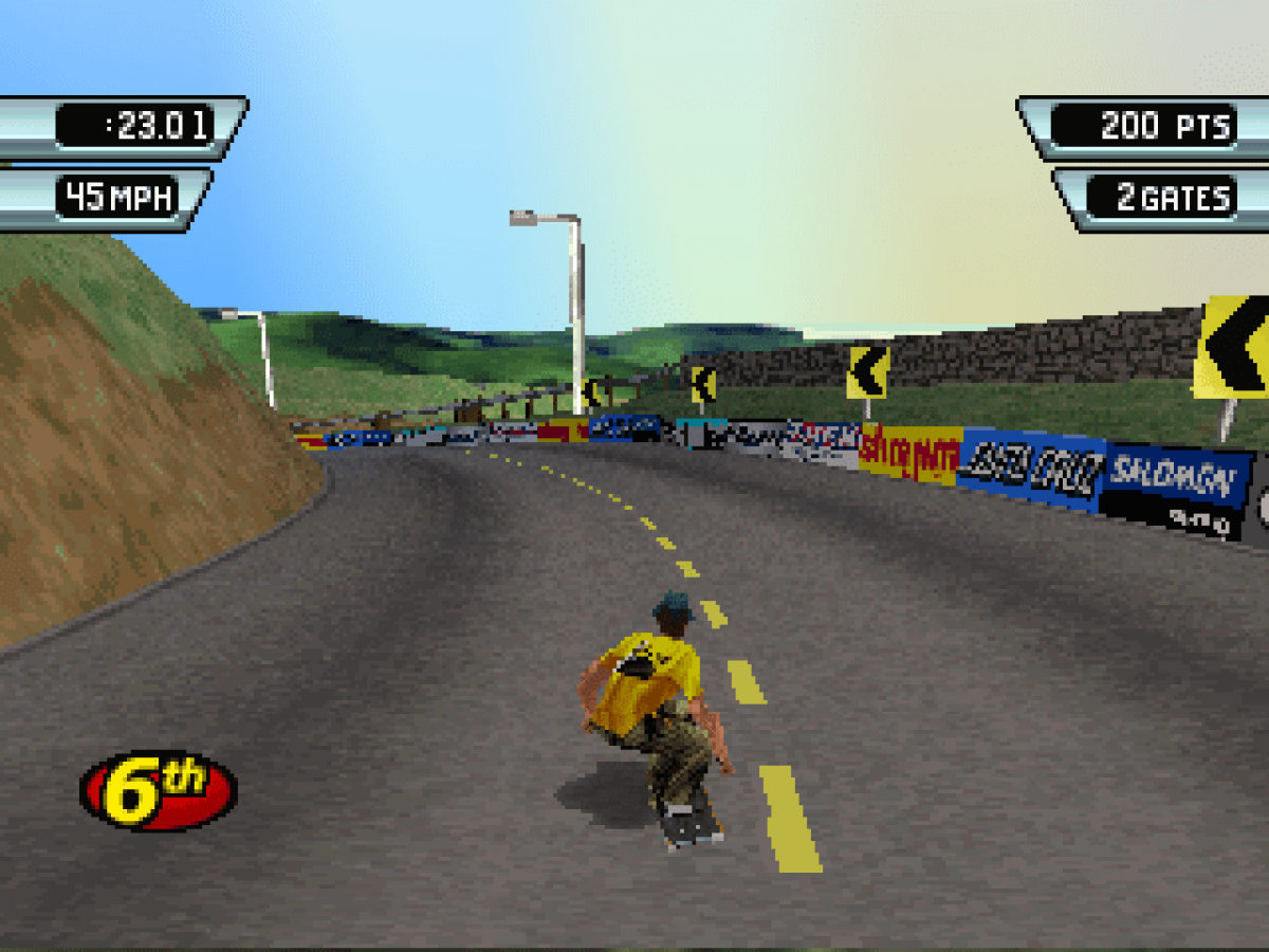 3Xtreme PlayStation 1 extreme sports racing video game inline skating biking skateboarding street luge stunts time trials competition modes gameplay