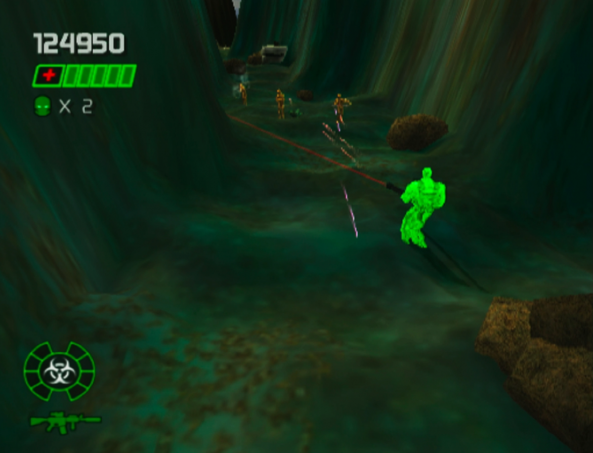 Army Men Green Rogue PS2 game for PlayStation 2 featuring run-and-gun arcade shooter action gameplay
