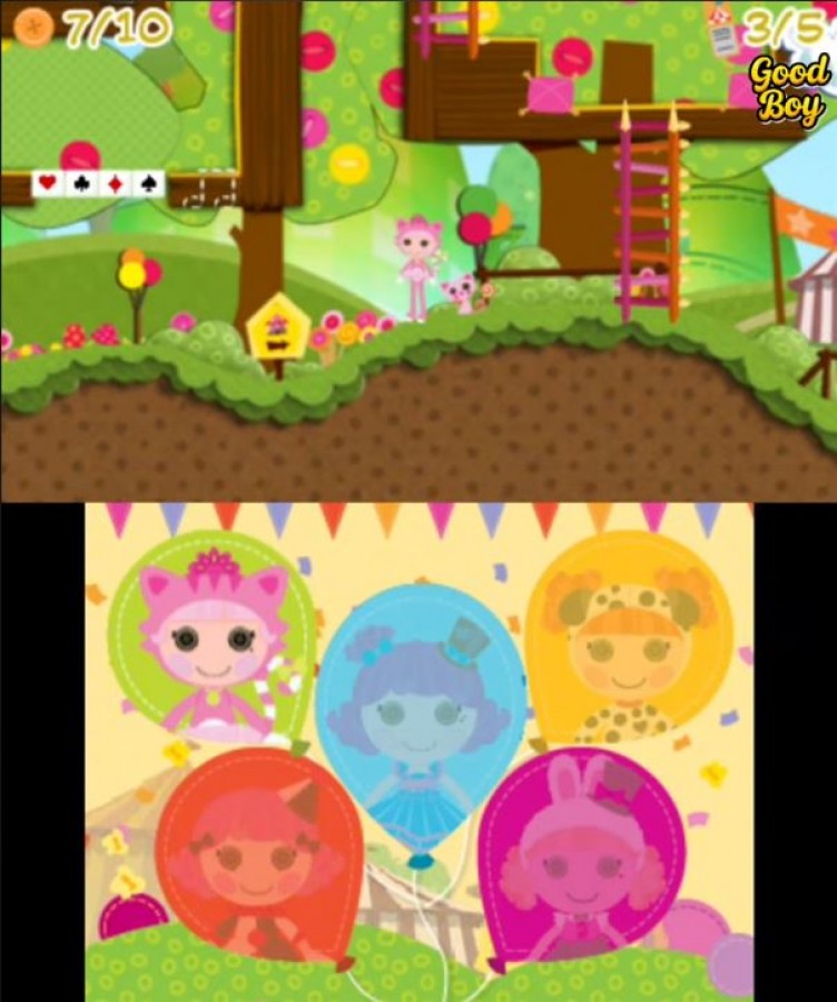 Lalaloopsy: Carnival of Friends – Nintendo DS: Explore a colorful carnival, complete fun mini-games, and interact with your favorite Lalaloopsy characters gameplay