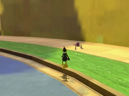 Looney Tunes Back in Action GameCube game featuring cartoon-style action adventure gameplay with classic Looney Tunes characters gameplay screenshot