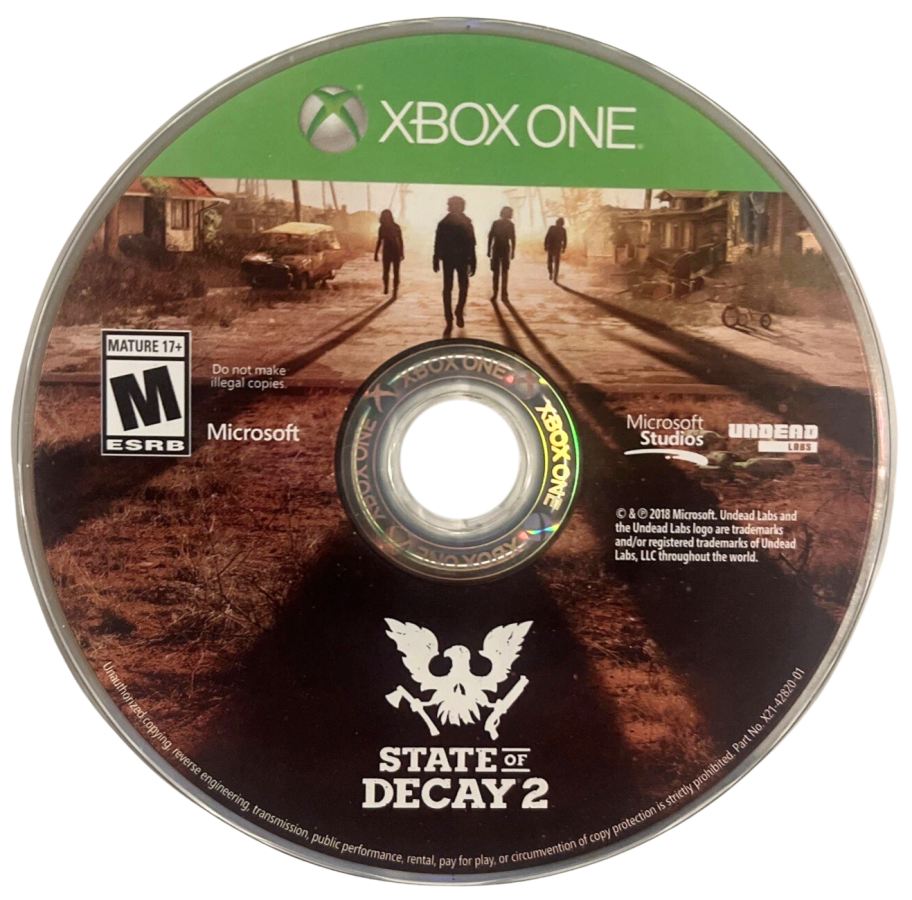 State of Decay 2 – Xbox One (XONE) disc for open-world zombie survival video game