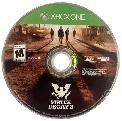 State of Decay 2 – Xbox One (XONE) disc for open-world zombie survival video game
