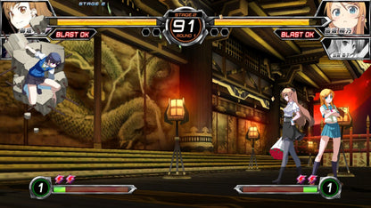 Dengeki Bunko Fighting Climax gameplay for PlayStation 3 (PS3) video game