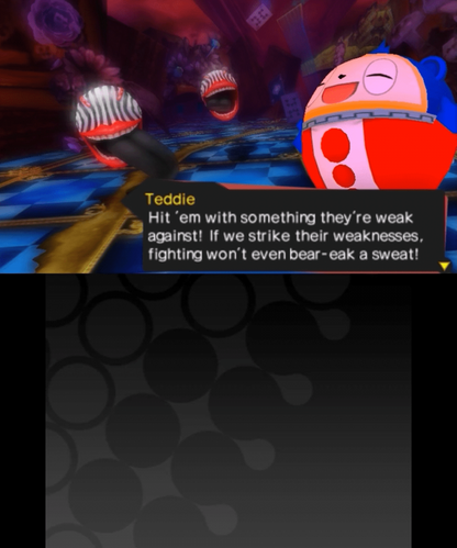 Persona Q: Shadow of the Labyrinth gameplay for Nintendo 3DS (3DS) dungeon crawler role-playing video game