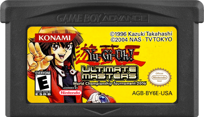 Yu-Gi-Oh! Ultimate Masters Nintendo Game Boy Advance GBA for strategy card battle retro video game fans featuring collectible card duels deck building powerful monsters tactical gameplay tournament competition anime inspired battles classic handheld gaming collectible gaming appeal cartridge