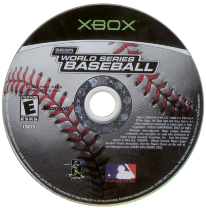 World Series Baseball for Xbox (Xbox), disc sports baseball video game.