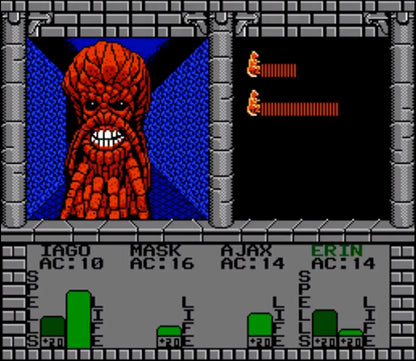 Swords and Serpents Nintendo Entertainment System NES for retro video game enthusiasts featuring classic dungeon crawling role playing gameplay first person exploration turn based inspired combat character progression fantasy adventure and collectible gaming appeal gameplay