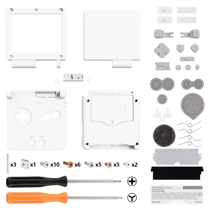 Game Boy Advance SP IPS Ready Full Shell Replacement - eXtremeRate
