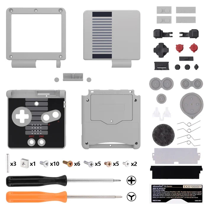 Game Boy Advance SP IPS Ready Full Shell Replacement - eXtremeRate