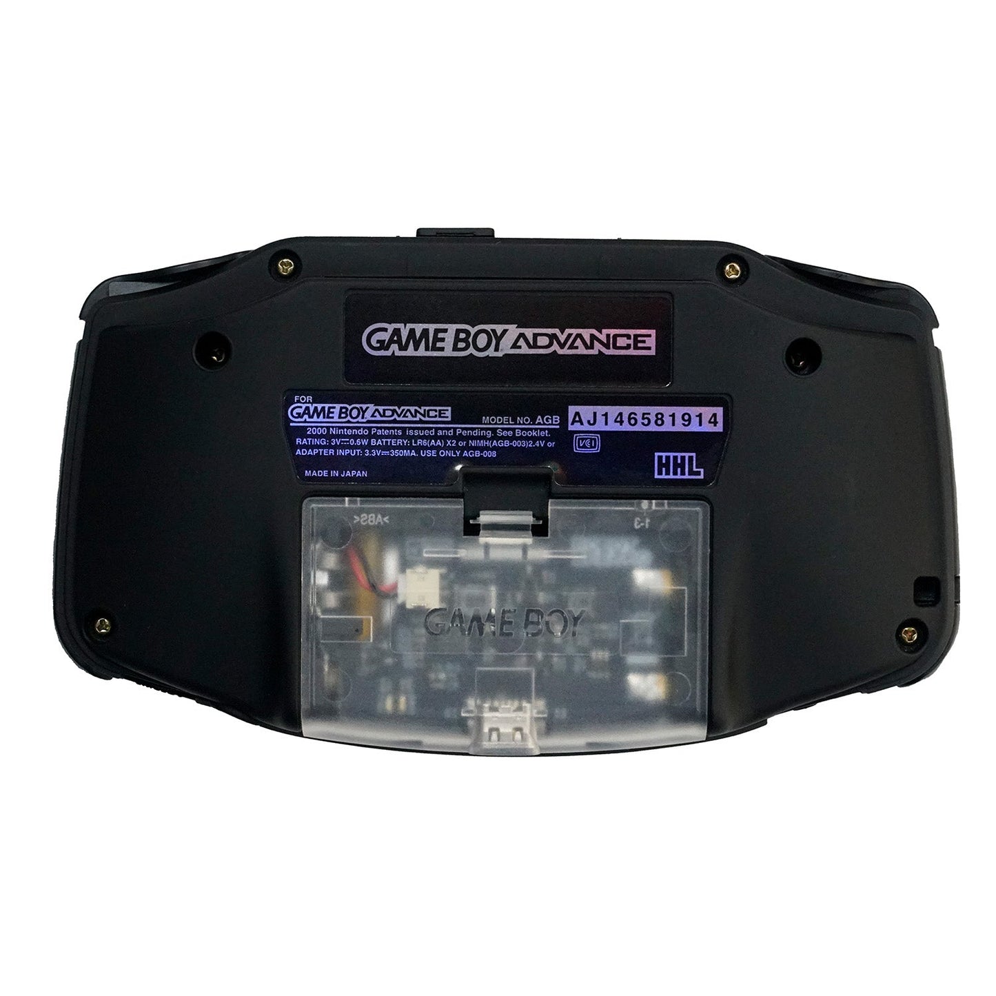 Game Boy Advance Ultimate Console - Overclocked eXtreme Black Out