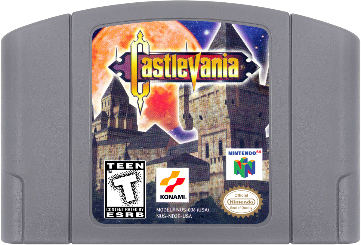 Castlevania 64 cartridge for Nintendo 64 (N64) video game
