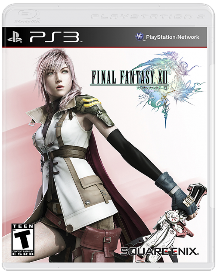 Final Fantasy XIII PS3 role-playing video game cover art.