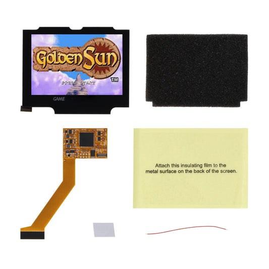 Game Boy Advance SP IPS LCD Backlight Kit with Laminated Lens - Hispeedido