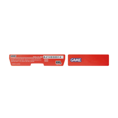 Game Boy Advance Replacement Console Sticker - Colors
