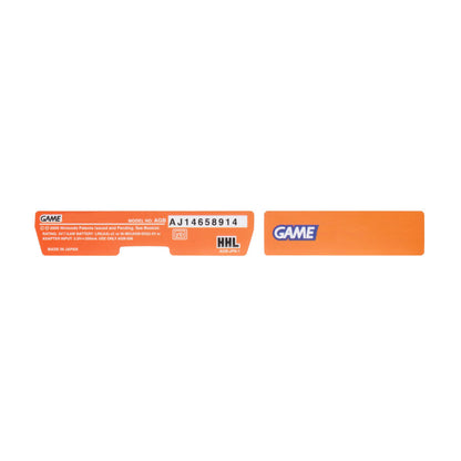 Game Boy Advance Replacement Console Sticker - Colors